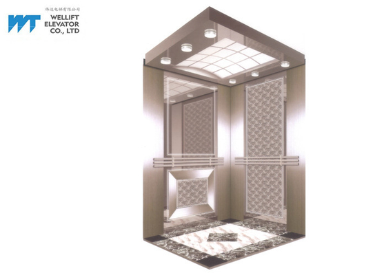 엘리베이터를 위한 엘리베이터 오두막 훈장 간단하고 관대한 거울 디자인