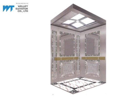 Passanger 현대 엘리베이터를 위한 거울과 에칭 엘리베이터 오두막 훈장